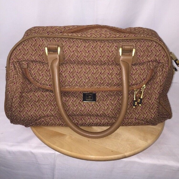 Diane von Furstenberg- Sutra Tan Cork Print Canvas